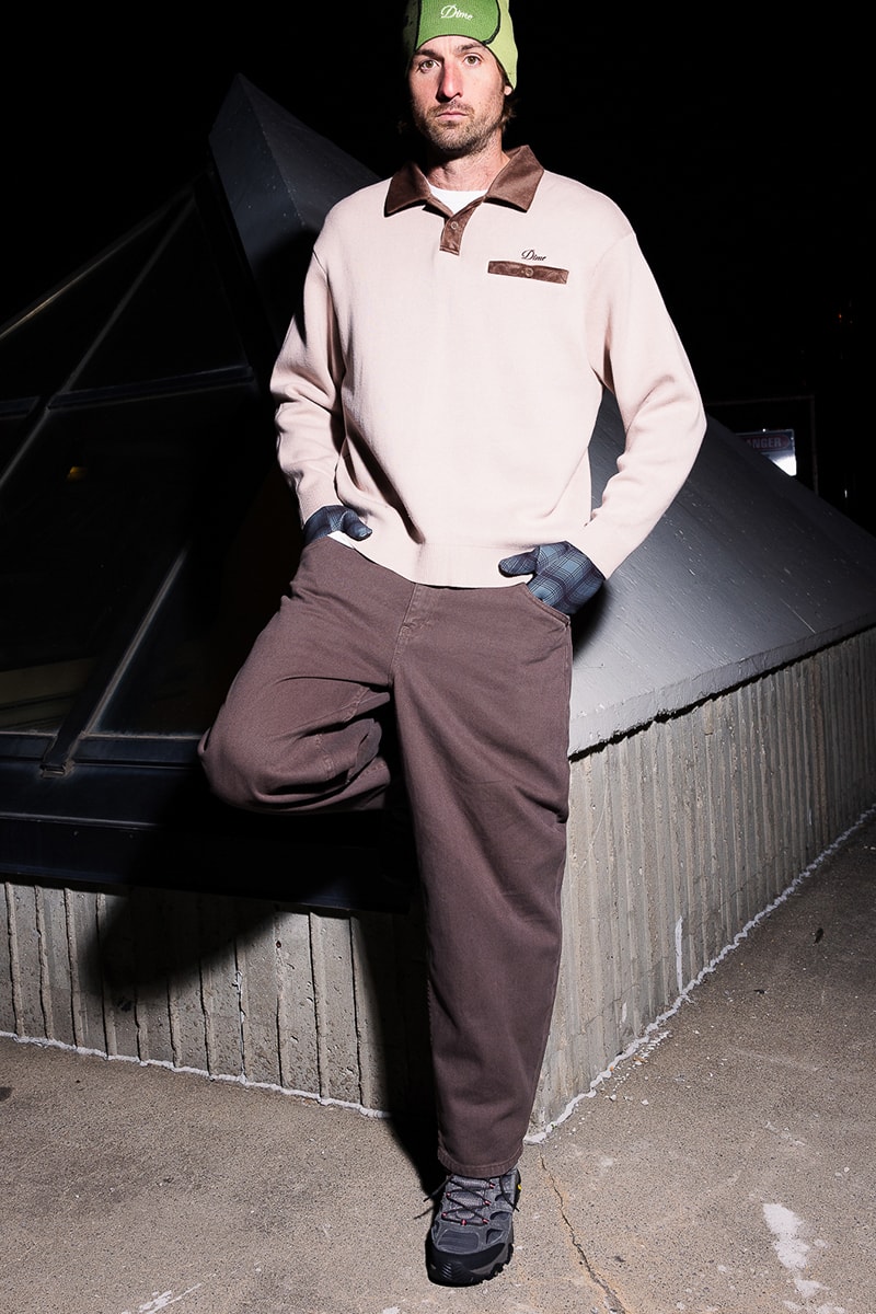 Dime Welcomes Cozy Essentials For Holiday 2024 fleece sweaters jackets pants hoodies sweatpants lookbooks canadian skatewear brand monteral quebec