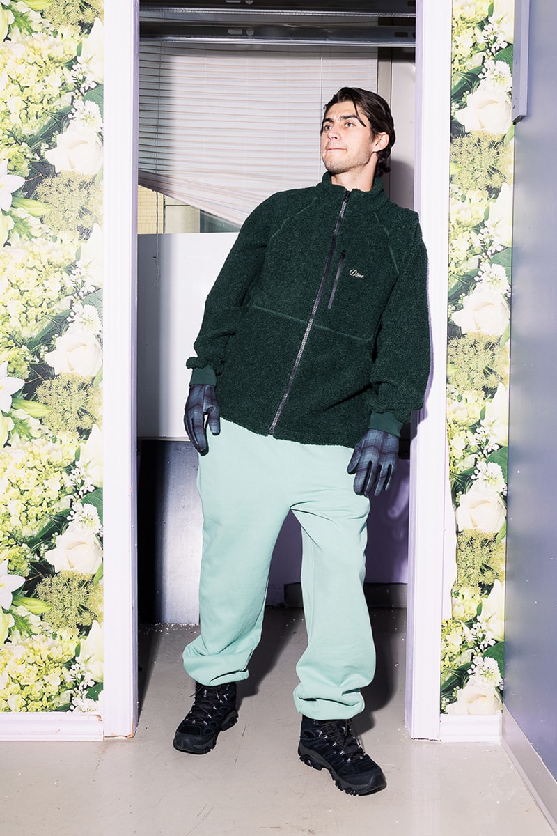 Dime Welcomes Cozy Essentials For Holiday 2024 fleece sweaters jackets pants hoodies sweatpants lookbooks canadian skatewear brand monteral quebec