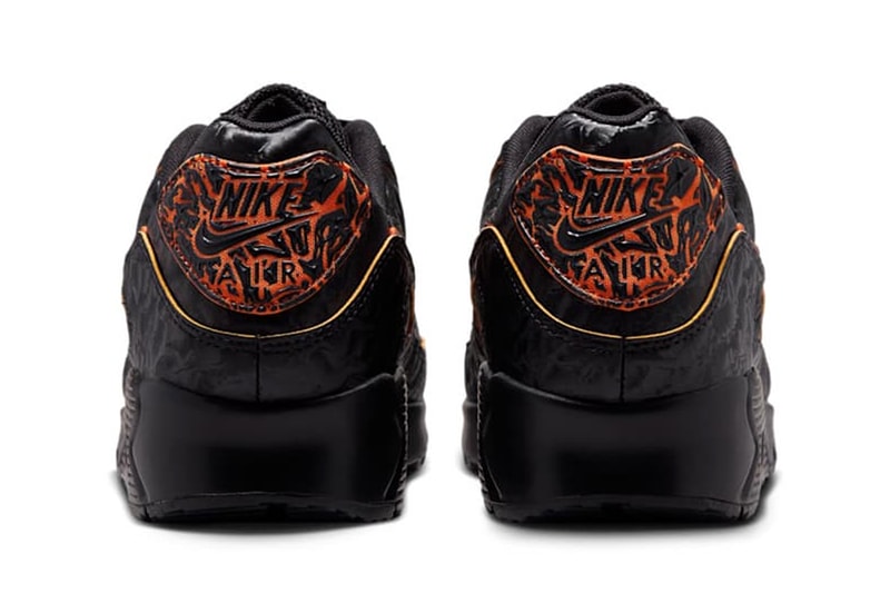 Nike Air Max 90 "Volcano" HF3248-001 Release Info Black/Black-Magma Orange February 2025