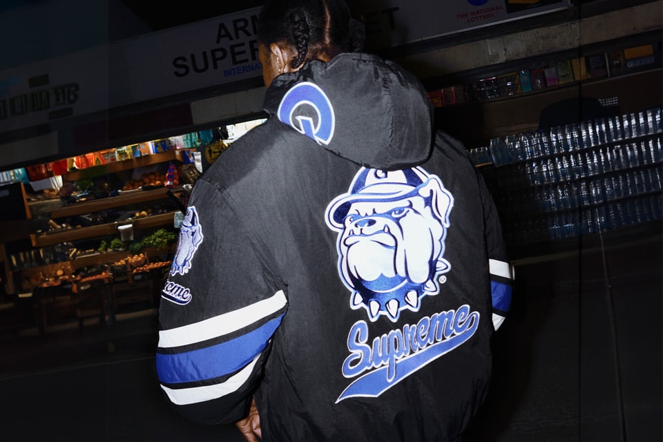 Supreme x Mitchell & Ness NCAA Collaboration | Hypebeast