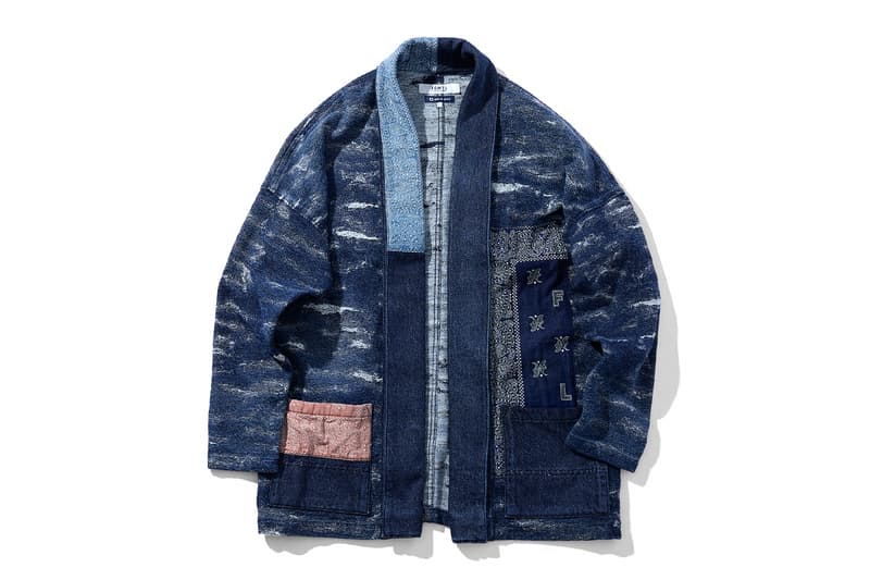 FDMTL Jacquard Denim Haori 2YR Wash Slim Fit Denim CS116 jeans HBX Exclusive Release Info