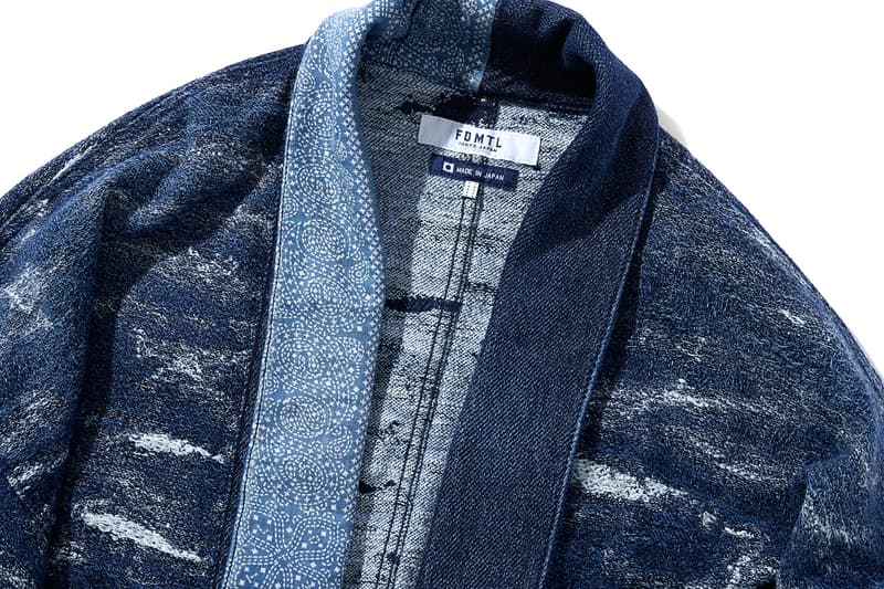 FDMTL Jacquard Denim Haori 2YR Wash Slim Fit Denim CS116 jeans HBX Exclusive Release Info