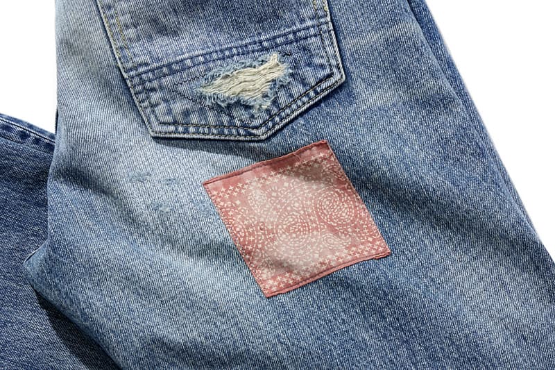 FDMTL Jacquard Denim Haori 2YR Wash Slim Fit Denim CS116 jeans HBX Exclusive Release Info