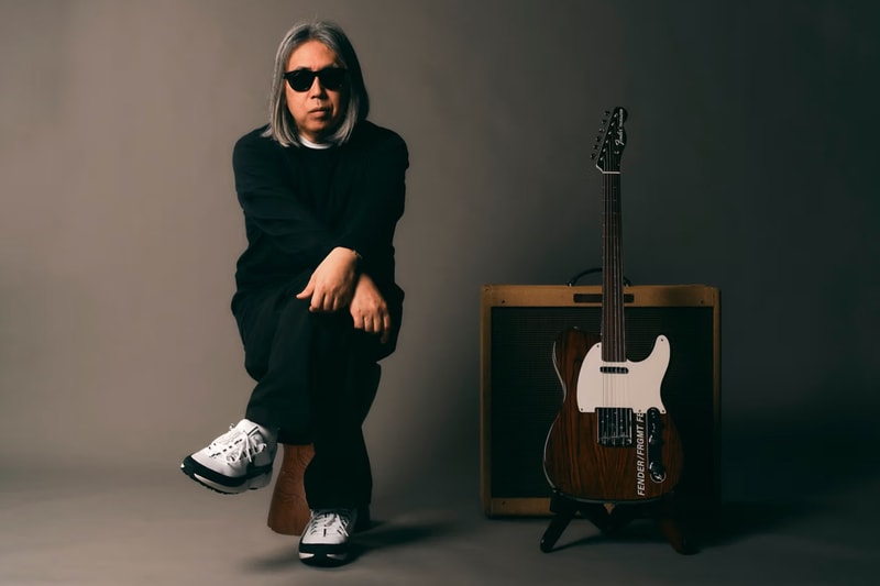 fragment design fender telecaster guitar special limited edition capsule collection apparel launch details