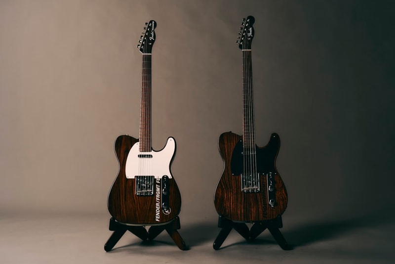 fragment design fender telecaster guitar special limited edition capsule collection apparel launch details