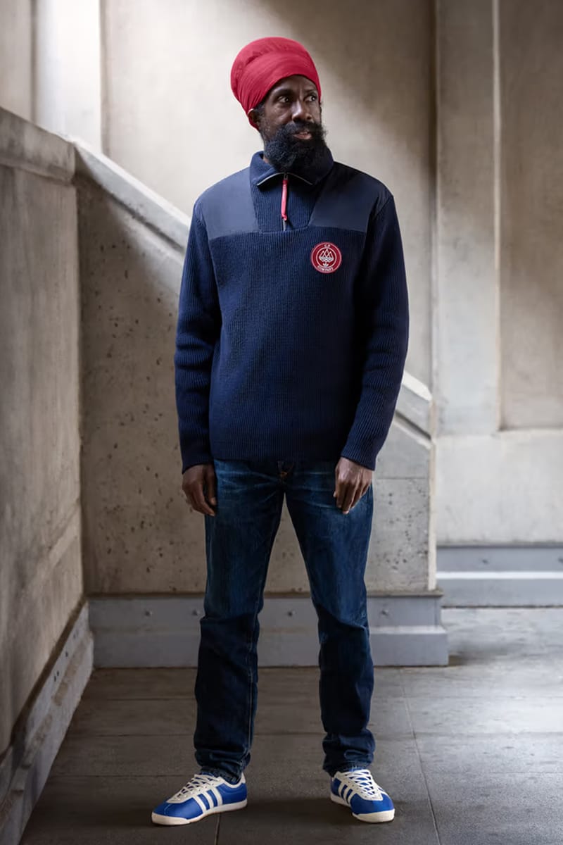 adidas cp company jacket blue