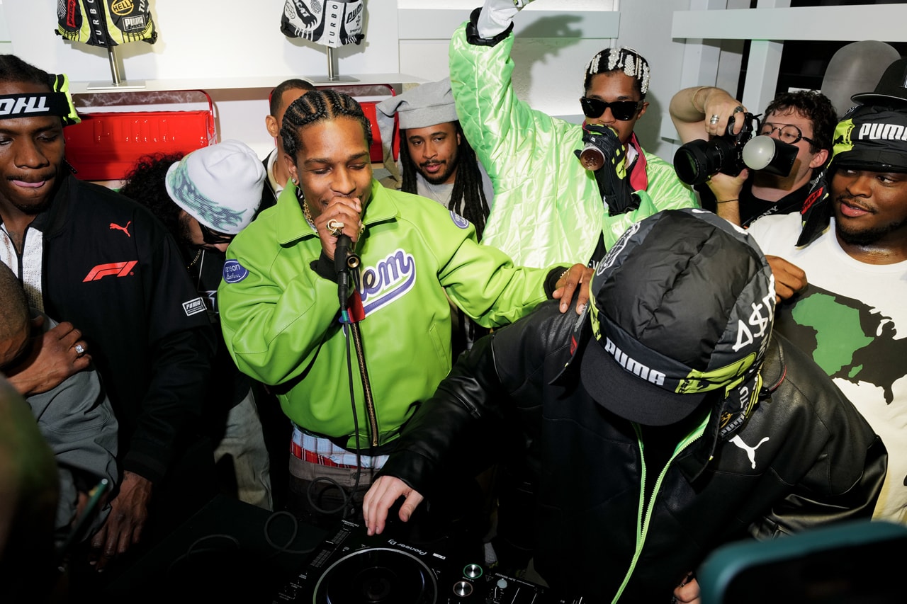 A$AP Rocky Is Shaking Up the Room With PUMA Formula 1 Partnership Collaboration Collection Interview