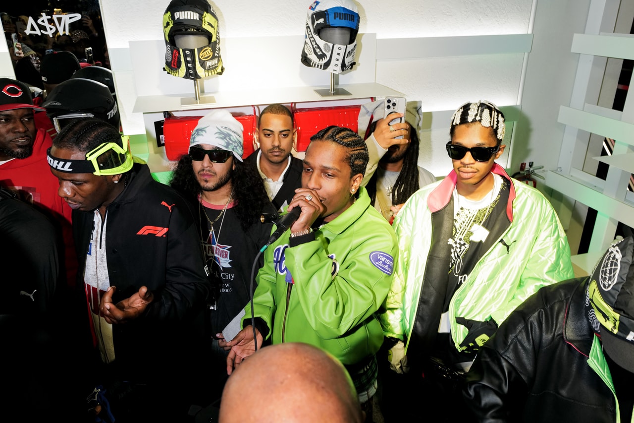 A$AP Rocky Is Shaking Up the Room With PUMA Formula 1 Partnership Collaboration Collection Interview