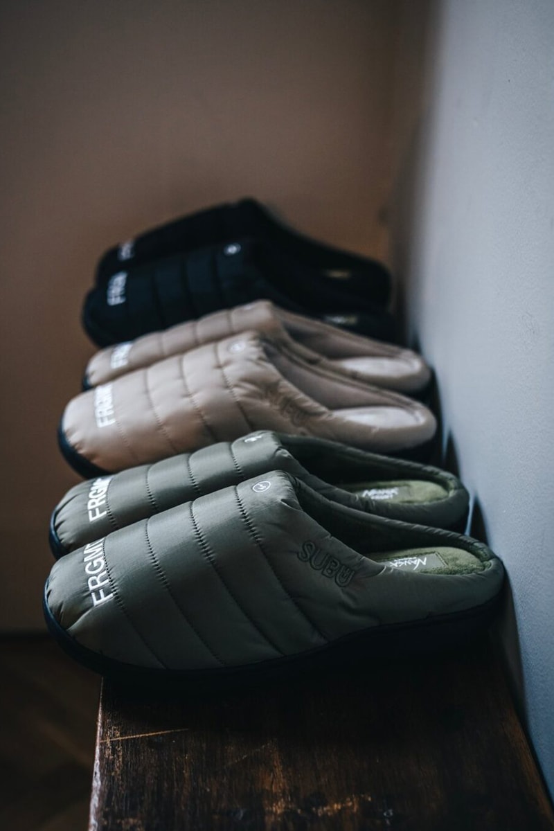 Knock Out in the Nanga x fragment "GOOD SLEEPING" Capsule release info pilgrim surf and supply down comforter duvet puffer wacko maria collab engineered garments 18 east camping