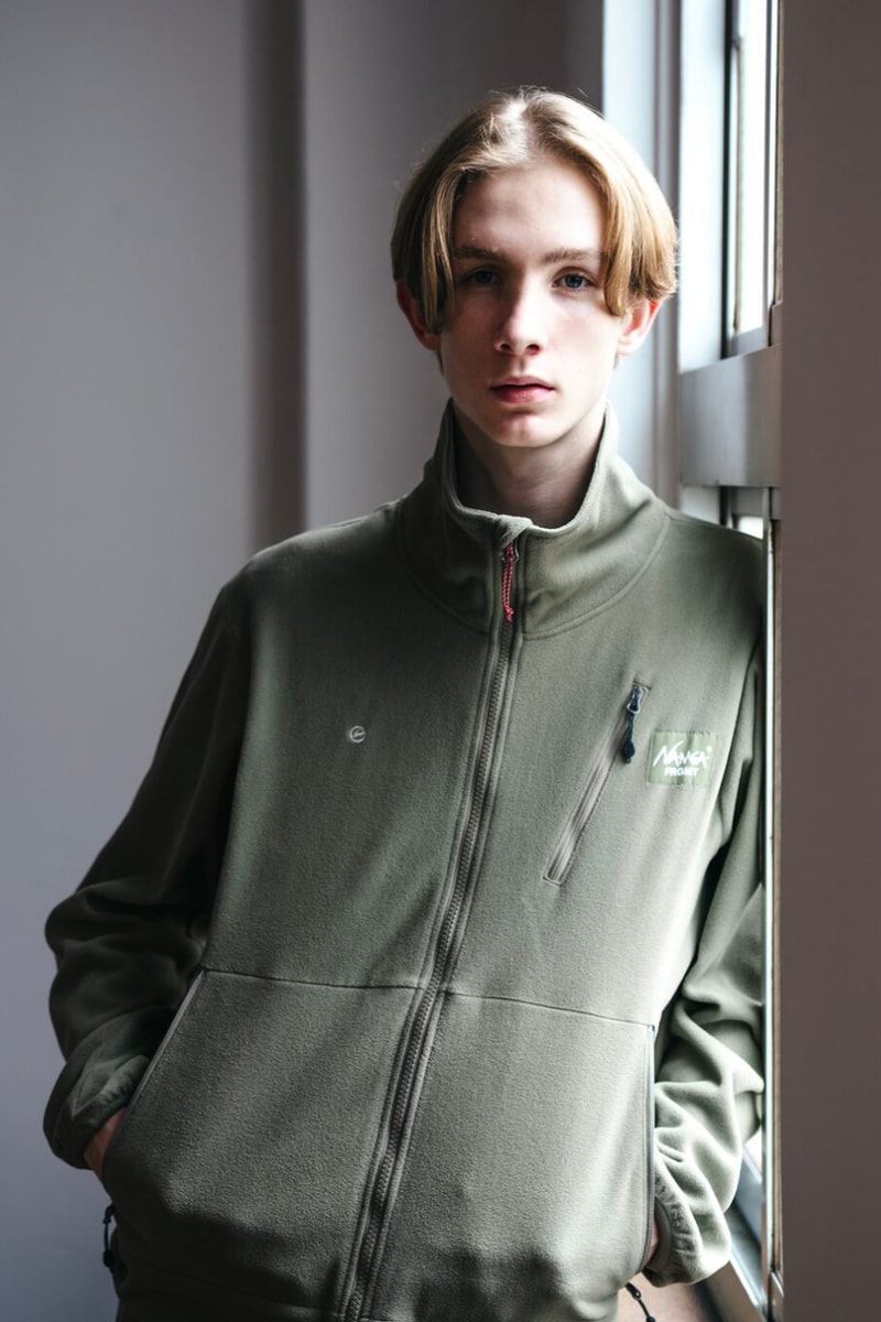 Knock Out in the Nanga x fragment "GOOD SLEEPING" Capsule release info pilgrim surf and supply down comforter duvet puffer wacko maria collab engineered garments 18 east camping