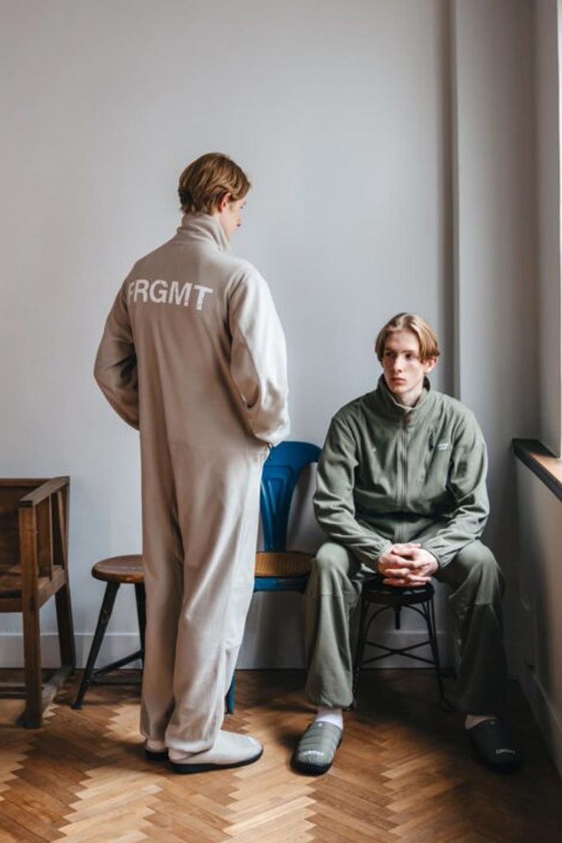 Knock Out in the Nanga x fragment "GOOD SLEEPING" Capsule release info pilgrim surf and supply down comforter duvet puffer wacko maria collab engineered garments 18 east camping
