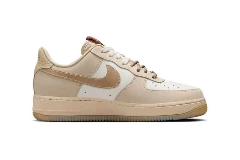 Nike Air Force 1 Low "Year of the Snake" AF1 HV5990-172 white sail light brown swoosh low top