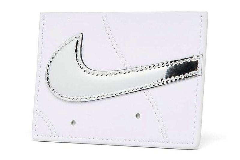 Nike Icon Air Force 1 Card Wallet "White/Metallic Silver" Release Info 