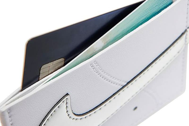 Nike Icon Air Force 1 Card Wallet "White/Metallic Silver" Release Info 