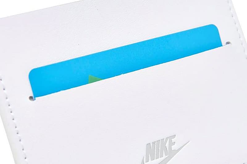 Nike Icon Air Force 1 Card Wallet "White/Metallic Silver" Release Info 