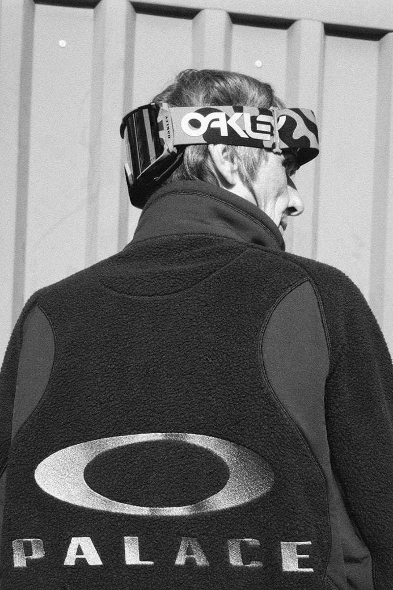 Palace Shreds With Oakley on First-Ever Snowboard-Specific Drop release info jacket puffa puffer day cloud mesh snowpants sneaker boot footwear k2 snow board ski sports fleece goggles eyewear clifden sunglasses 
