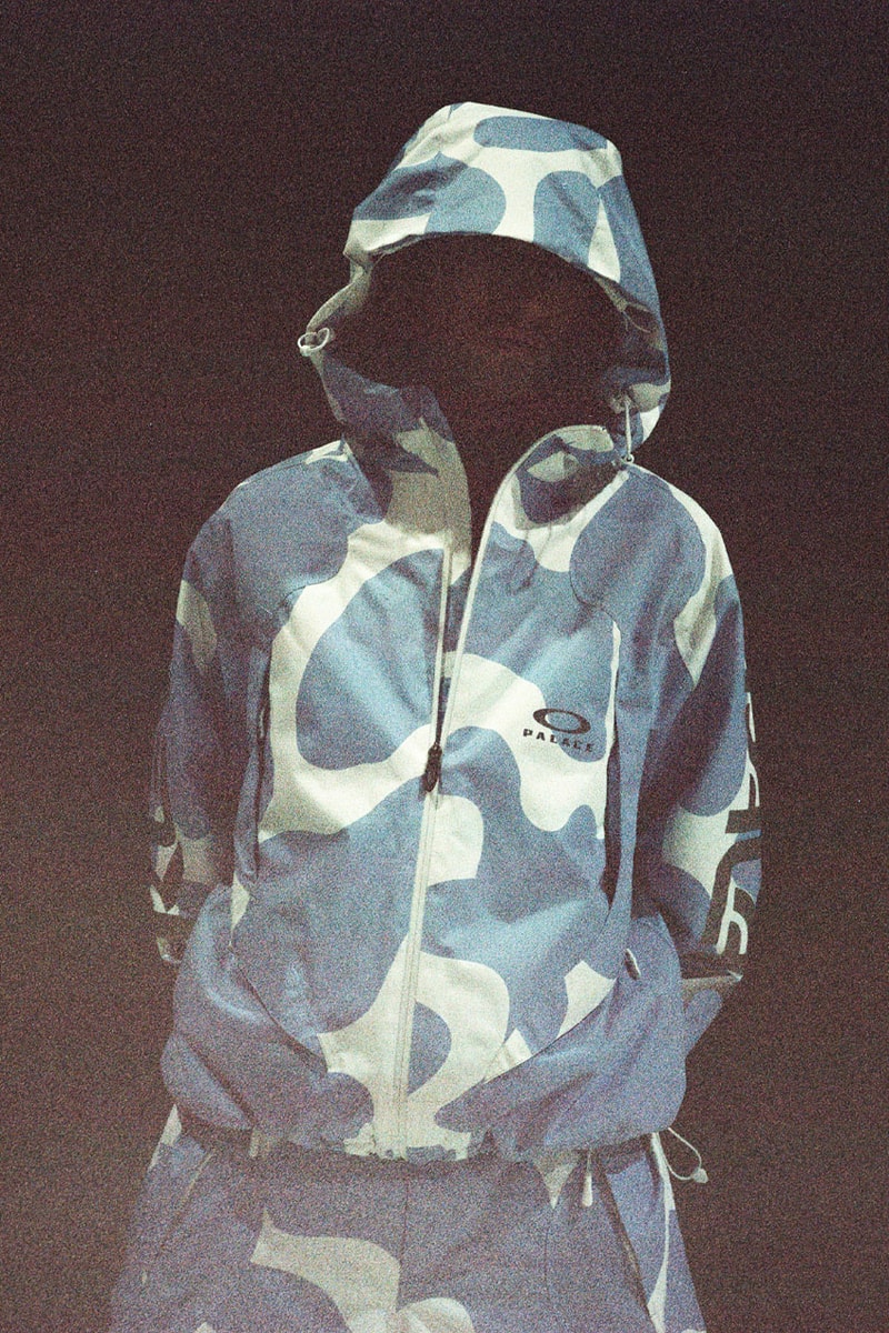 Palace Shreds With Oakley on First-Ever Snowboard-Specific Drop release info jacket puffa puffer day cloud mesh snowpants sneaker boot footwear k2 snow board ski sports fleece goggles eyewear clifden sunglasses 