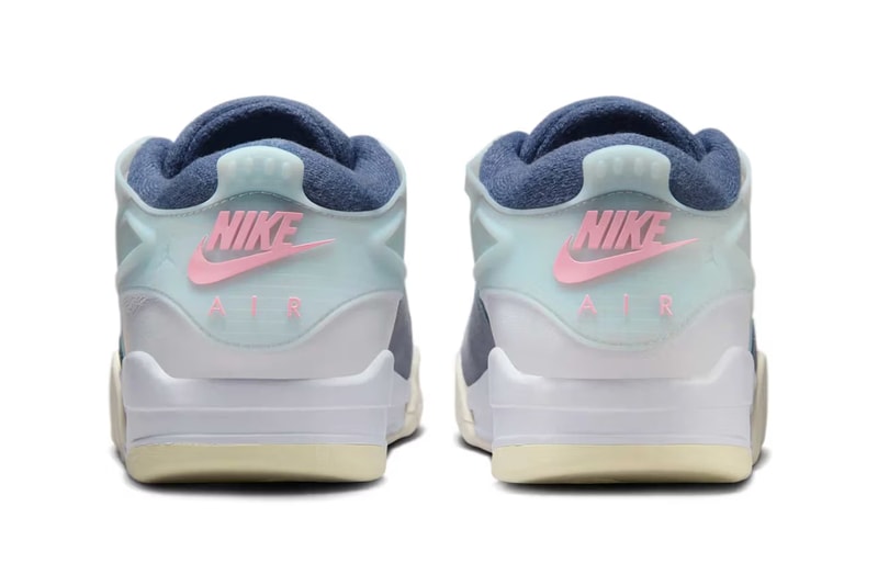 Official Look at the Air Jordan 4 RM "Diffused Blue/Ashen Slate" White/Diffused Blue-Ashen Slate-Prism Pink-Football Grey FQ7939-101 release info jordan brand shoe basketball low top low cut