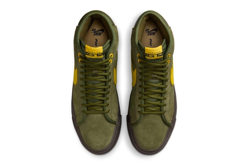 Antihero x Nike SB Zoom Blazer Mid Pro GT “Rough Green/Amarillo-Black” HM5838-300 Release Info