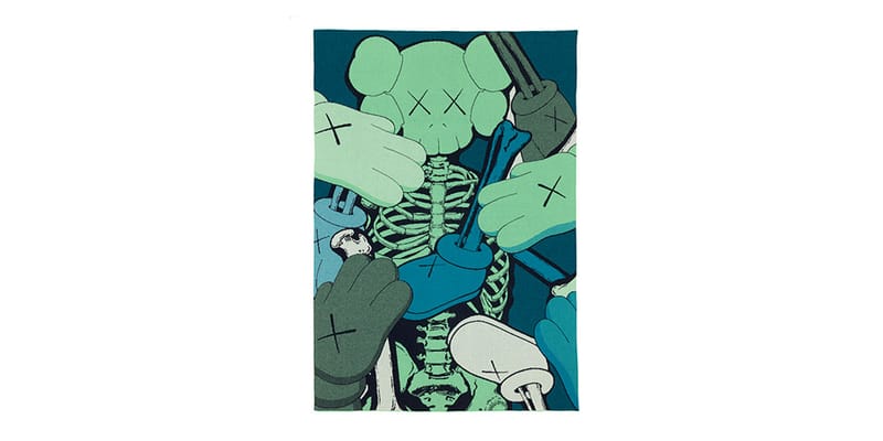 KAWS and House of Voltaire Unveil Limited-Edition Cashmere Blanket