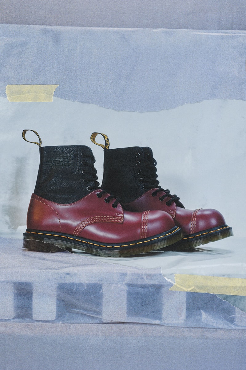 Dr. Martens x MM6 Maison Margiela FW24 Collection Release Info collaboration 1460 boot, the tall 1490 boot, the 1461 shoe, and the Penton loafer