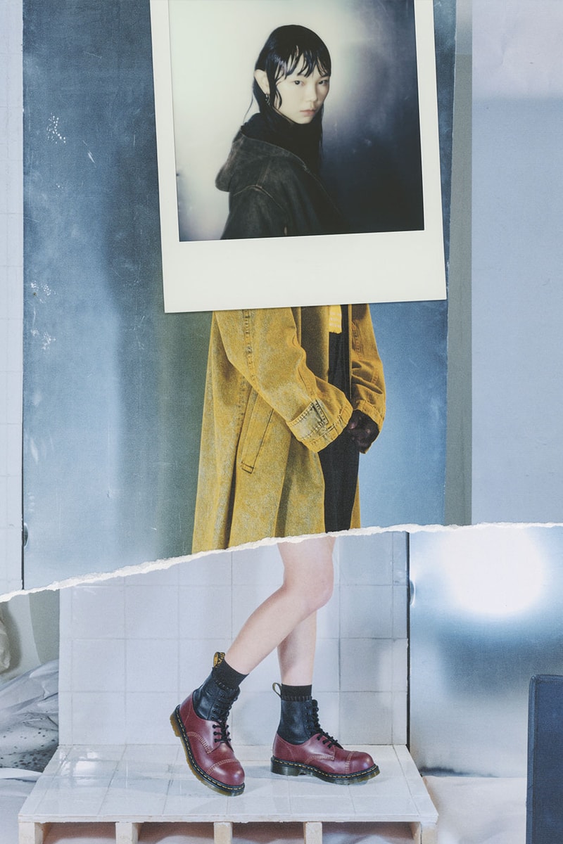 Dr. Martens x MM6 Maison Margiela FW24 Collection Release Info collaboration 1460 boot, the tall 1490 boot, the 1461 shoe, and the Penton loafer