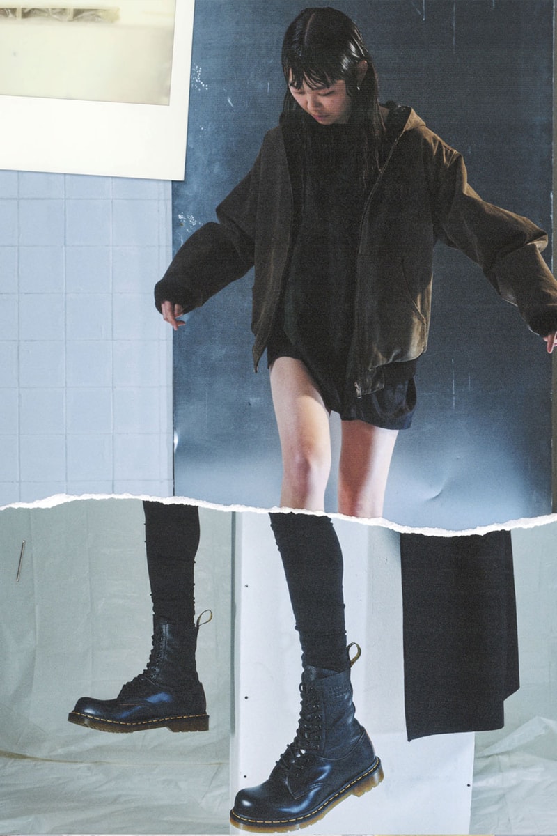 Dr. Martens x MM6 Maison Margiela FW24 Collection Release Info collaboration 1460 boot, the tall 1490 boot, the 1461 shoe, and the Penton loafer