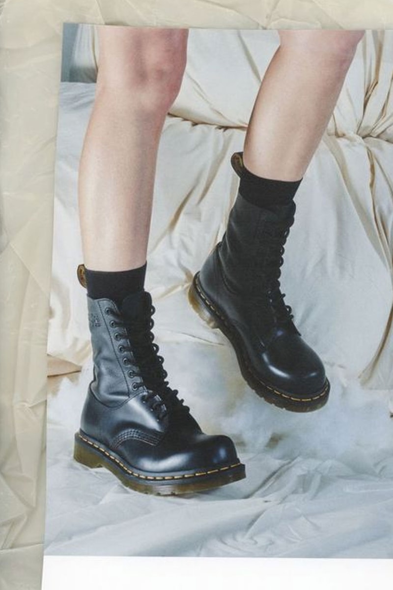 Dr. Martens x MM6 Maison Margiela FW24 Collection Release Info collaboration 1460 boot, the tall 1490 boot, the 1461 shoe, and the Penton loafer