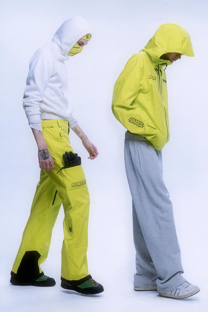 Madhappy Suits Up for the Snow with Spyder snow cold lookbook collab columbia jacket shell colorway price drop website collection capsule