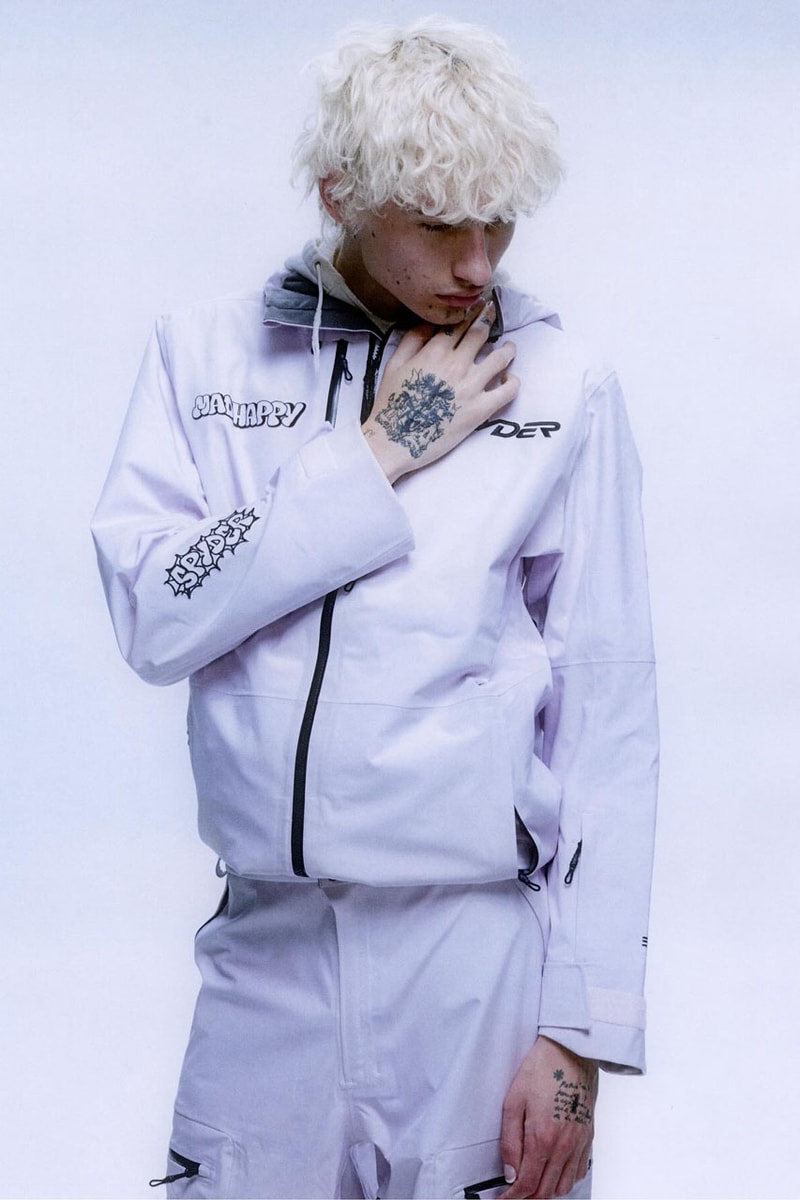 Madhappy Suits Up for the Snow with Spyder snow cold lookbook collab columbia jacket shell colorway price drop website collection capsule