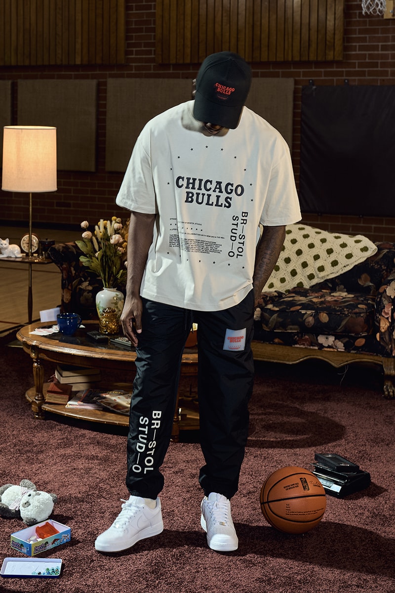 Bristol Studio Teams up With the NBA Collaboration Capsule los angeles lakers boston celtics chicago bulls san antonio spurs golden state warriors miami heat new york knicks