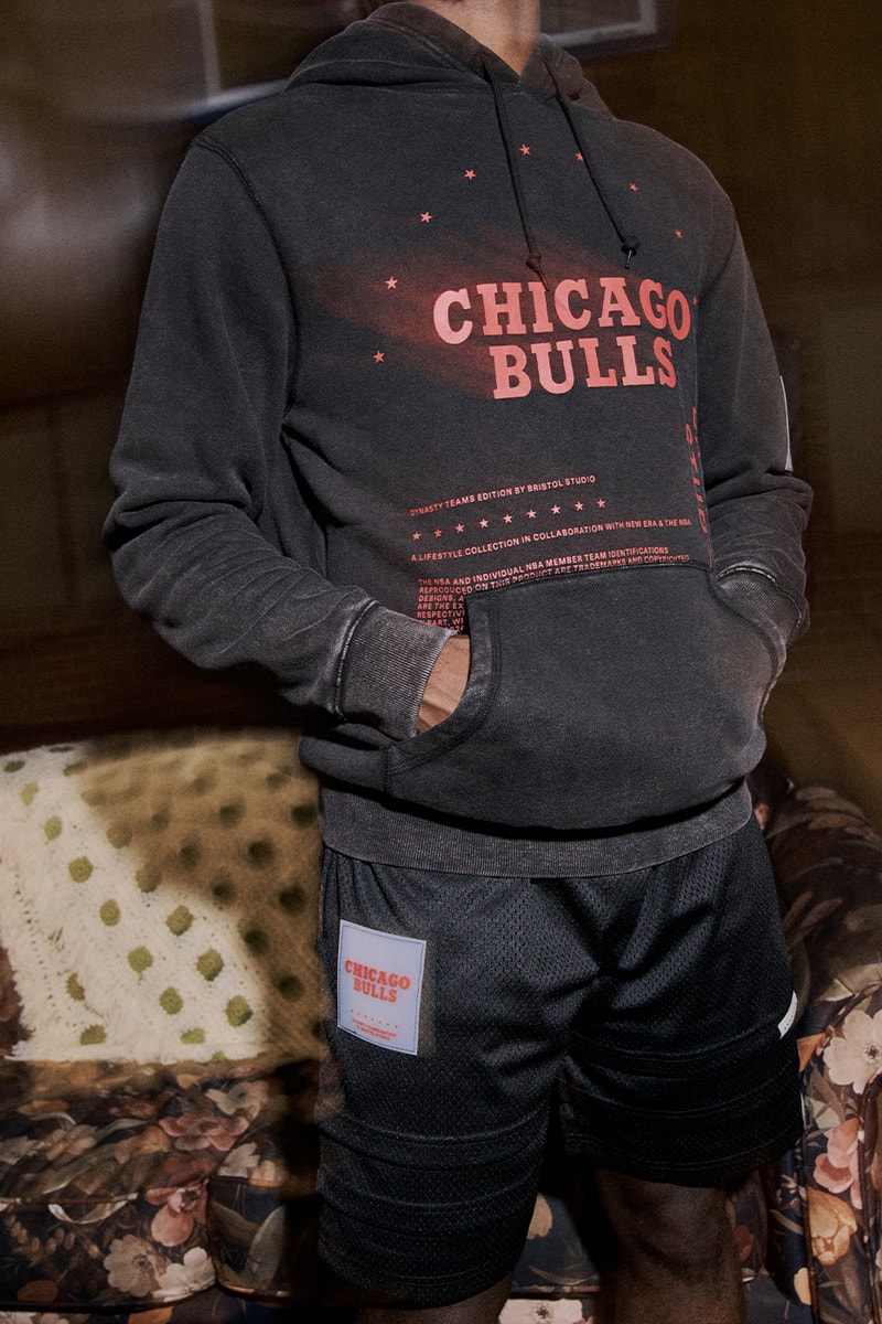 Bristol Studio Teams up With the NBA Collaboration Capsule los angeles lakers boston celtics chicago bulls san antonio spurs golden state warriors miami heat new york knicks