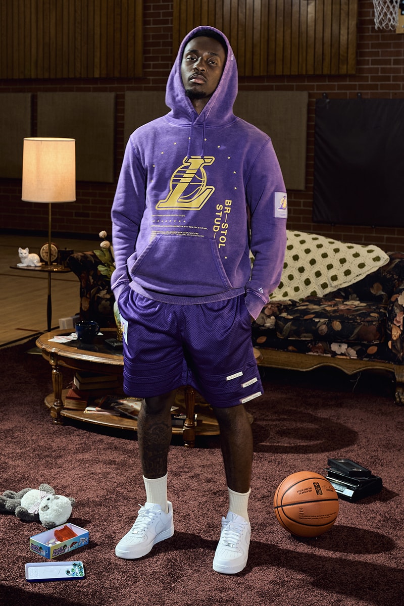 Bristol Studio Teams up With the NBA Collaboration Capsule los angeles lakers boston celtics chicago bulls san antonio spurs golden state warriors miami heat new york knicks