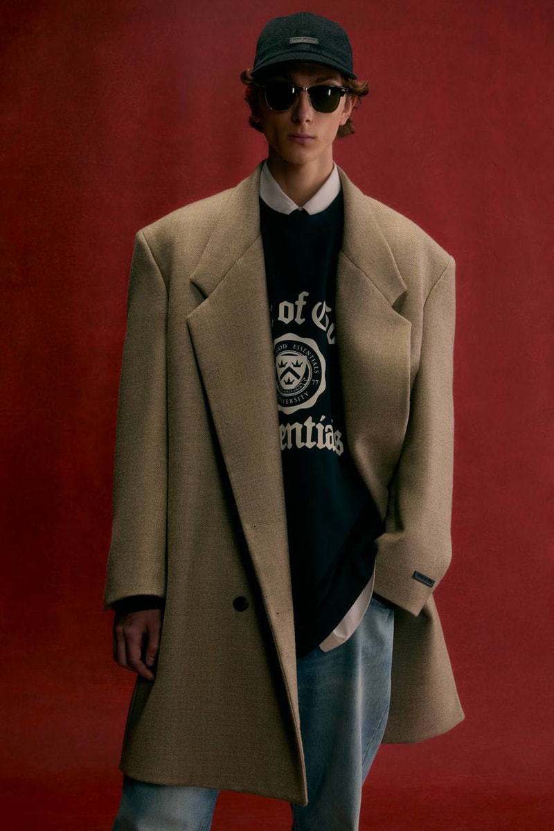 Fear of God Opens Up Its ESSENTIALS Holiday 2024 Lookbook release info collection capsule winter fall collegiate price