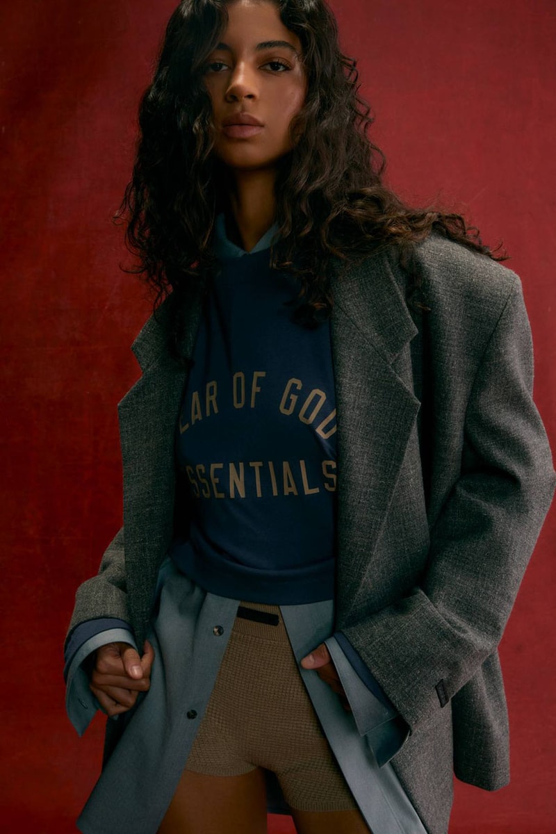 Fear of God Opens Up Its ESSENTIALS Holiday 2024 Lookbook release info collection capsule winter fall collegiate price