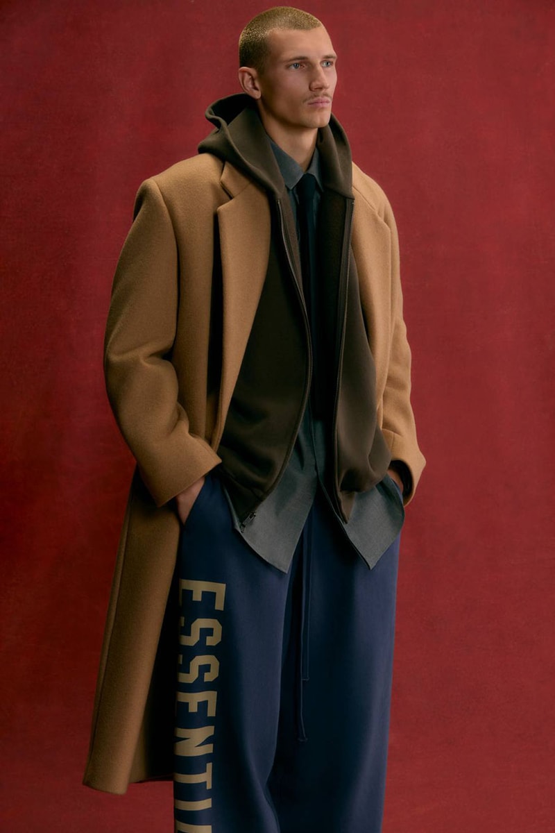 Fear of God Opens Up Its ESSENTIALS Holiday 2024 Lookbook release info collection capsule winter fall collegiate price