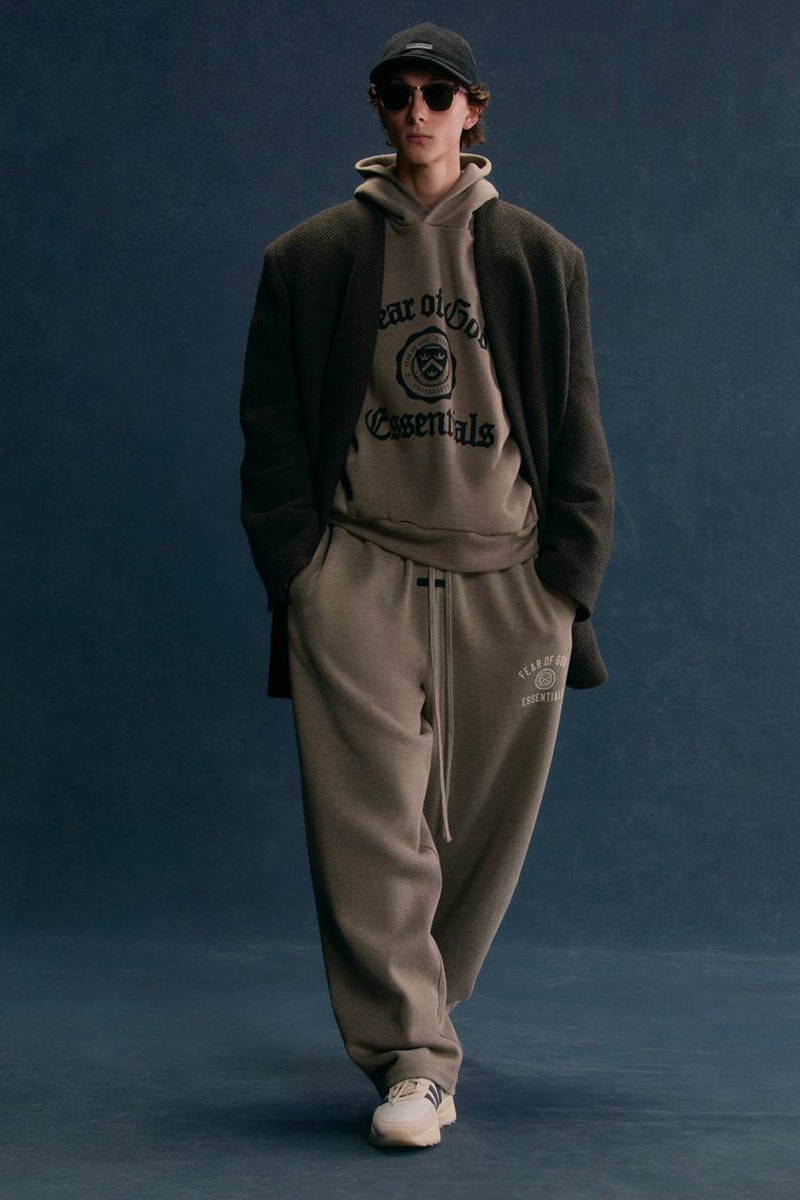 Fear of God Opens Up Its ESSENTIALS Holiday 2024 Lookbook release info collection capsule winter fall collegiate price
