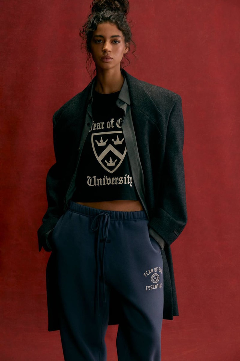 Fear of God Opens Up Its ESSENTIALS Holiday 2024 Lookbook release info collection capsule winter fall collegiate price
