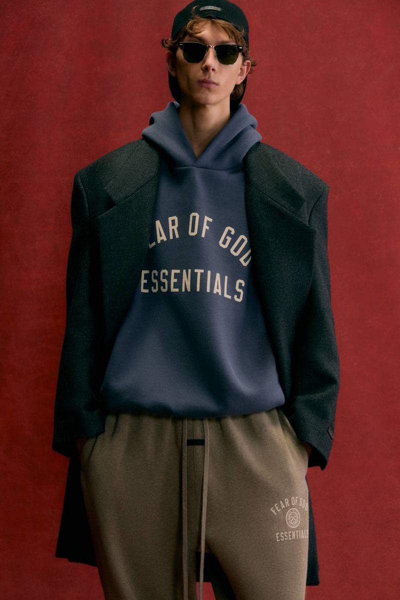 Fear of God Opens Up Its ESSENTIALS Holiday 2024 Lookbook release info collection capsule winter fall collegiate price