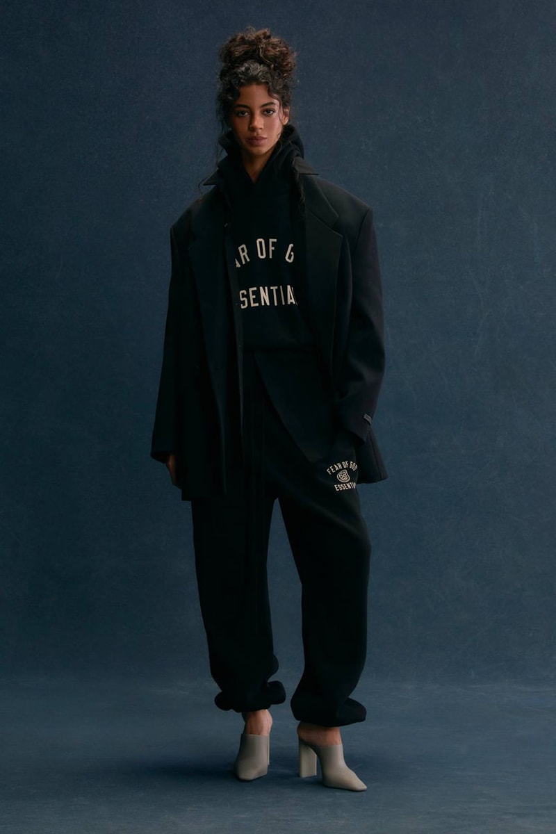 Fear of God Opens Up Its ESSENTIALS Holiday 2024 Lookbook release info collection capsule winter fall collegiate price