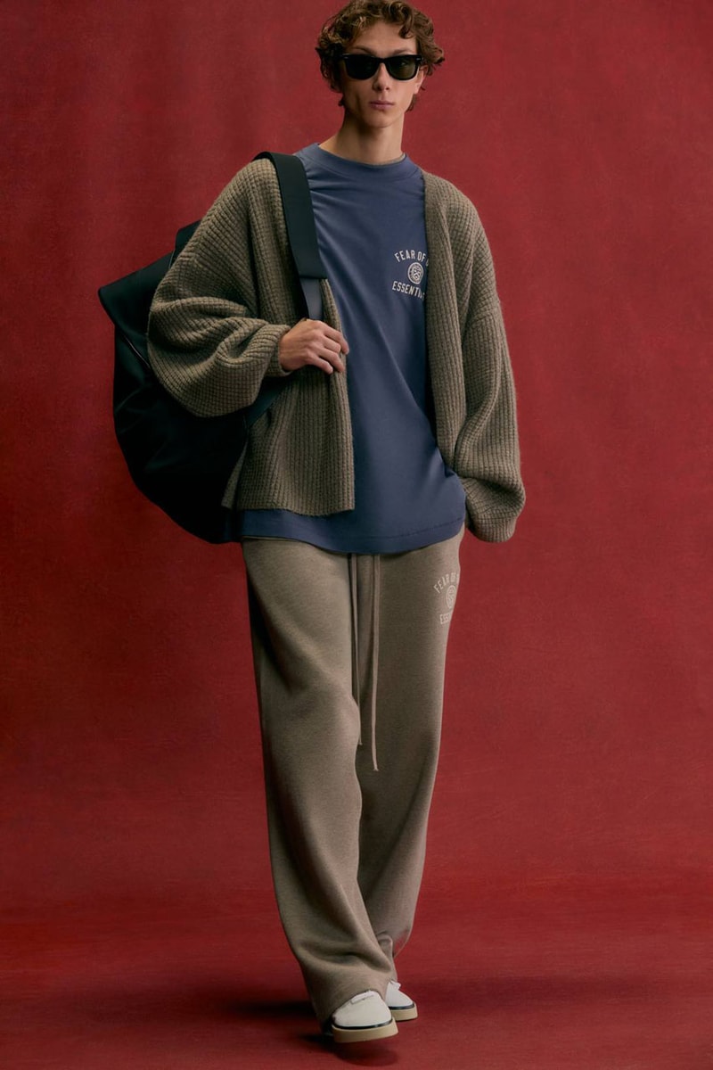 Fear of God Opens Up Its ESSENTIALS Holiday 2024 Lookbook release info collection capsule winter fall collegiate price
