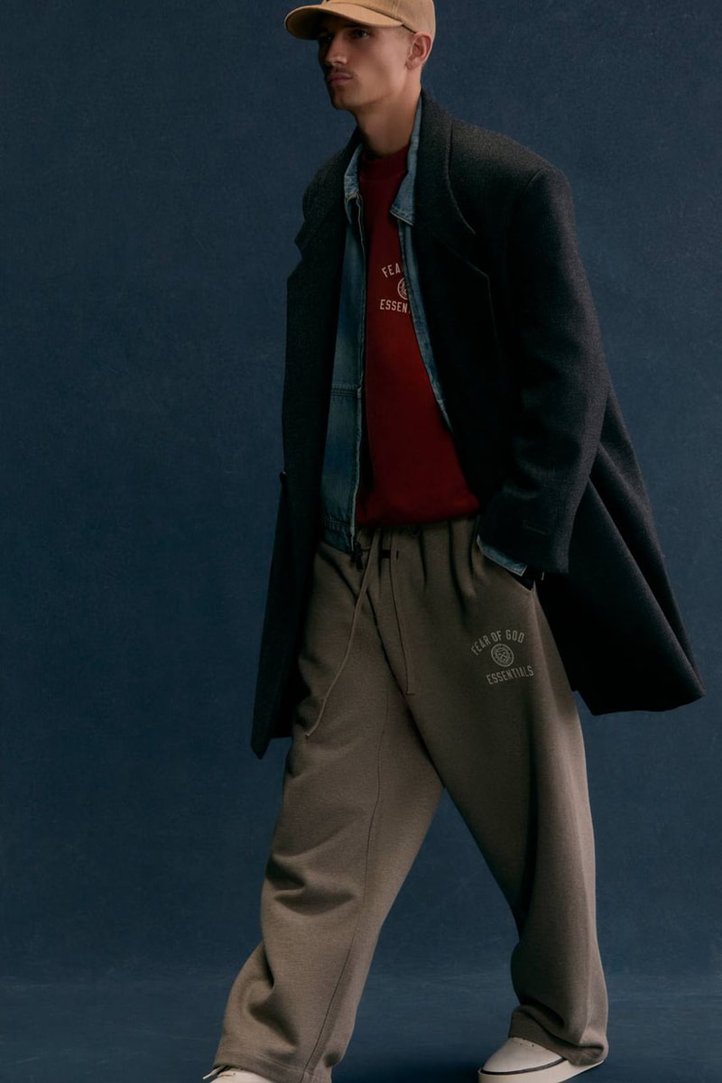 Fear of God Opens Up Its ESSENTIALS Holiday 2024 Lookbook release info collection capsule winter fall collegiate price