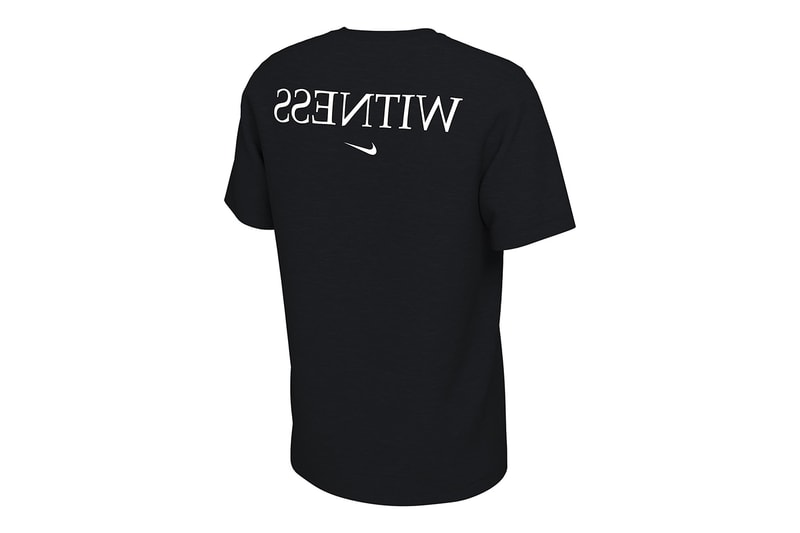 Saquon Barkley's Viral Reverse Hurdle Moment Lands on a Nike T-Shirt Release Info lebron james philadelphia eagles nfl football witness logo