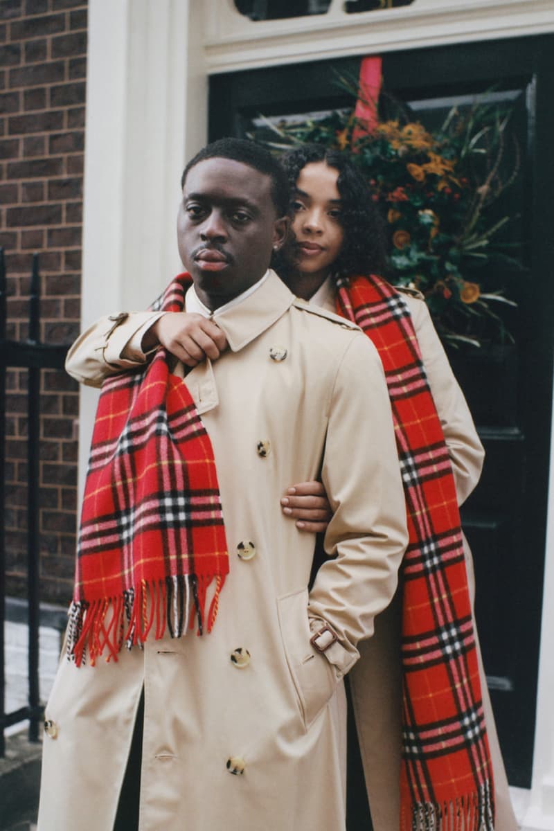 Slawn and Tallulah Christie Star in Burberry's Holiday Campaign Wrapped in Herschel Lilly Stoler David Tennant Alex Hassell 