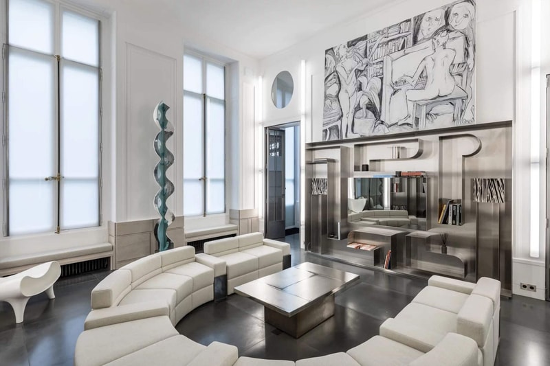 Karl Lagerfeld Renovated Paris Property Carré Des Antiquaires Saint-Germain-des-Prés Paris Info