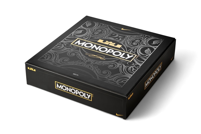 Nike and Hasbro Unveil Exclusive LeBron 22 Monopoly Game Set lebron james sneaker basketball shoes board game