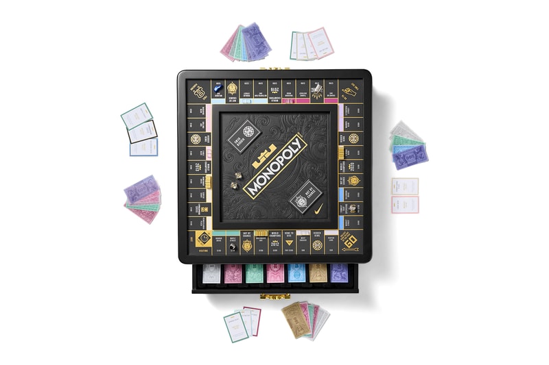 Nike and Hasbro Unveil Exclusive LeBron 22 Monopoly Game Set lebron james sneaker basketball shoes board game