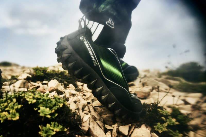 Aries x Salomon Snowclog Collaboration 104875 104785 “Black/Green Gecko/Ftw Silver” “Lunar Rock/Shocking Orange/Ftw Silver” Quicklace™ system All Terrain Contagrip® Release Info