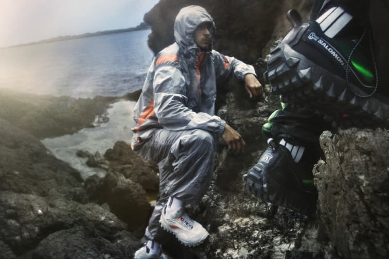 Aries x Salomon Snowclog Collaboration 104875 104785 “Black/Green Gecko/Ftw Silver” “Lunar Rock/Shocking Orange/Ftw Silver” Quicklace™ system All Terrain Contagrip® Release Info