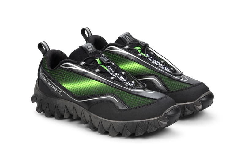 Aries x Salomon Snowclog Collaboration 104875 104785 “Black/Green Gecko/Ftw Silver” “Lunar Rock/Shocking Orange/Ftw Silver” Quicklace™ system All Terrain Contagrip® Release Info